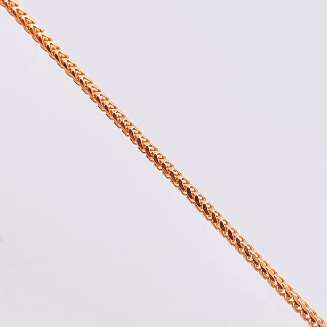 Cadena Franco 4.4gr / 50cm / 1.2mm Oro Rosa +3 18K *