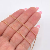 Cadena Franco 4.4gr / 50cm / 1.2mm Oro Rosa +3 18K *