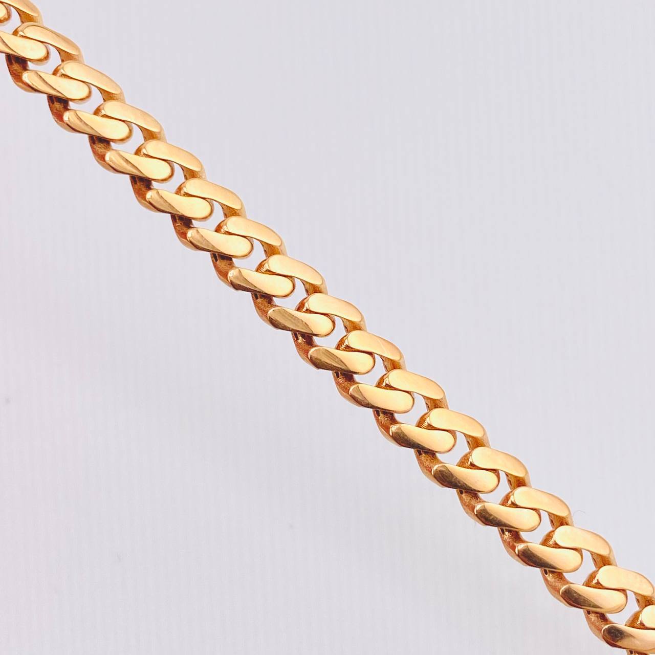 Cadena Cubana Monaco 19.05gr / 60cm / 4.9mm Oro Rosa +4 18K ©