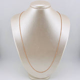 Cadena Franco 5.25gr / 60cm / 1.2mm Oro Rosa +3 18K *