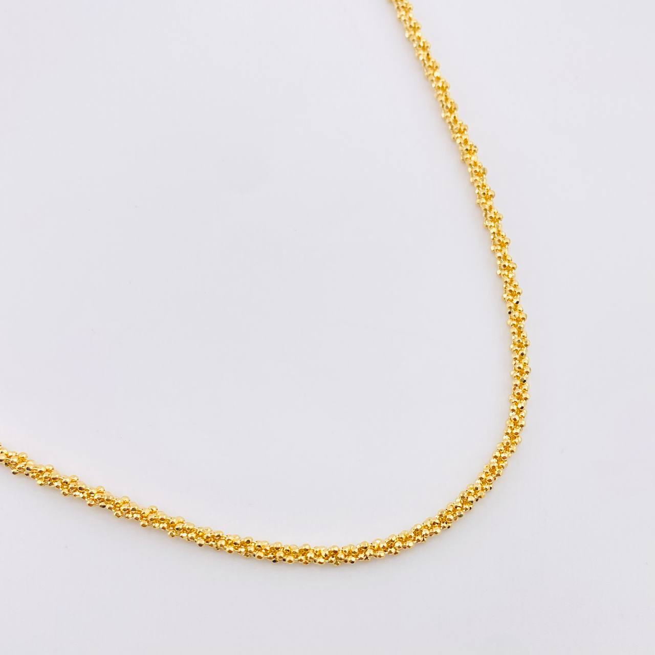 Cadena Morse Trenzada 10.6gr / 50cm-52.5cm / 2.3mm Oro Amarillo +3 18K *