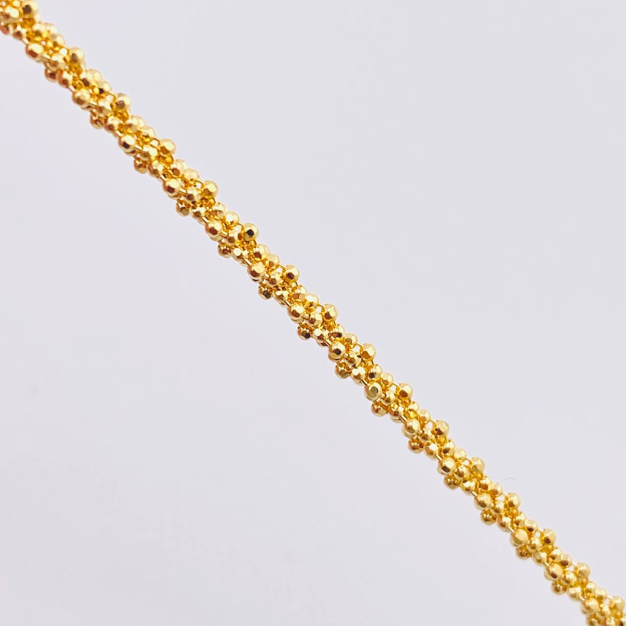 Cadena Morse Trenzada 10.6gr / 50cm-52.5cm / 2.3mm Oro Amarillo +3 18K *