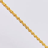 Cadena Morse Trenzada 10.6gr / 50cm-52.5cm / 2.3mm Oro Amarillo +3 18K *