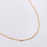 Cadena Franco Cilindros 3gr / 45cm / 1.4mm Oro Rosa +3 18K *