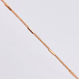 Cadena Franco Cilindros 3gr / 45cm / 1.4mm Oro Rosa +3 18K *