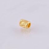 Herraje Cilindro 0.1gr / 4mm Oro Amarillo 18K