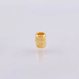 Herraje Cilindro 0.1gr / 4mm Oro Amarillo 18K