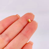 Herraje Cilindro 0.05gr / 4mm Oro Amarillo 18K ©