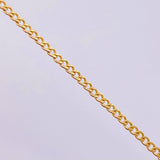 Cadena Cubana 1.55gr / 45cm / 1.9mm Oro Amarillo +1 18K