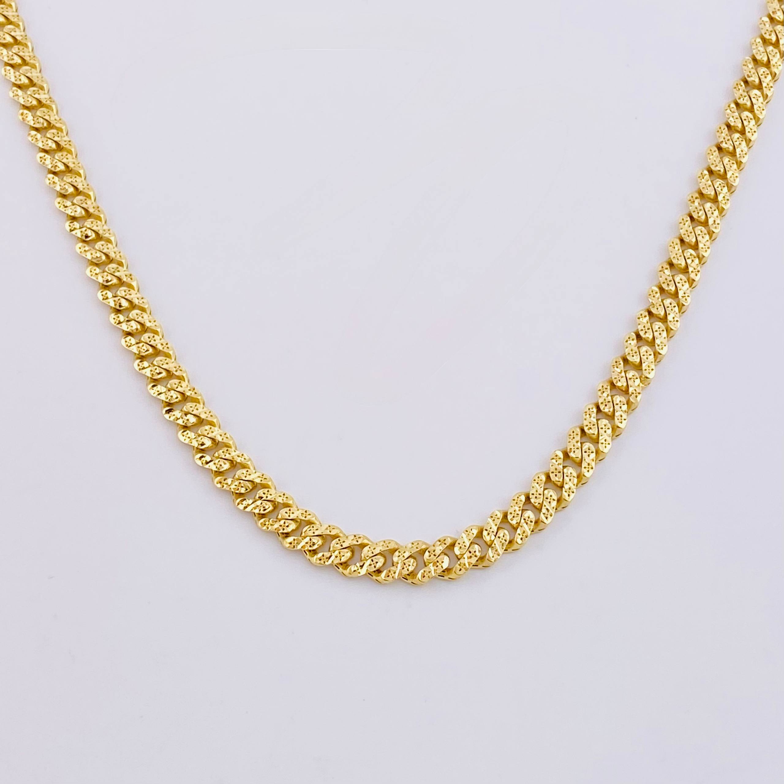 Cadena Cubana Monaco 16.2gr / 50cm / 5mm Oro Amarillo +4 18K ©