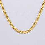 Cadena Cubana Monaco 16.2gr / 50cm / 5mm Oro Amarillo +4 18K ©