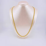 Cadena Cubana Monaco 29.25gr / 70cm / 6.3mm Oro Amarillo +4 18K *