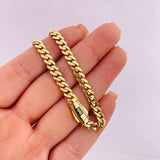 Cadena Cubana Monaco 21.85gr / 70cm / 4.9mm Oro Amarillo +4 18K *