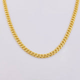 Cadena Cubana Monaco 20gr / 60cm / 5mm Oro Amarillo +4 18K ©