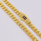 Cadena Cubana Monaco 16.35gr / 50cm / 4.9mm Oro Amarillo +4 18K *