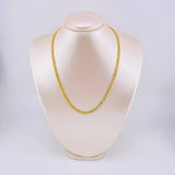 Cadena Cubana Monaco 15.35gr / 45cm / 5mm Oro Amarillo +4 18K ©