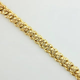 Pulso Cubano Monaco 7.2gr / 20.5cm / 5mm Oro Amarillo +4 18K *