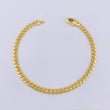 Pulso Cubano Monaco 6.55gr / 18.5cm / 5mm Oro Amarillo +4 18K ©
