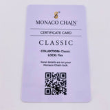 Pulso Cubano Monaco 8.9gr / 20.5cm / 6.5mm Oro Amarillo +4 18K ©