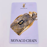 Pulso Cubano Monaco 7.2gr / 20.5cm / 5mm Oro Amarillo +4 18K *