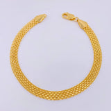 Pulso Chino 3.95gr / 18.5cm / 5.7mm Oro Amarillo +1 18K