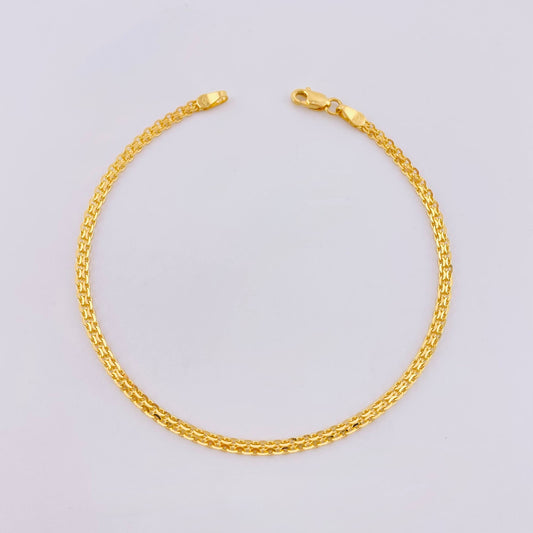 Pulso Chino 2.65gr / 18.5cm / 2.3mm Oro Amarillo 18K