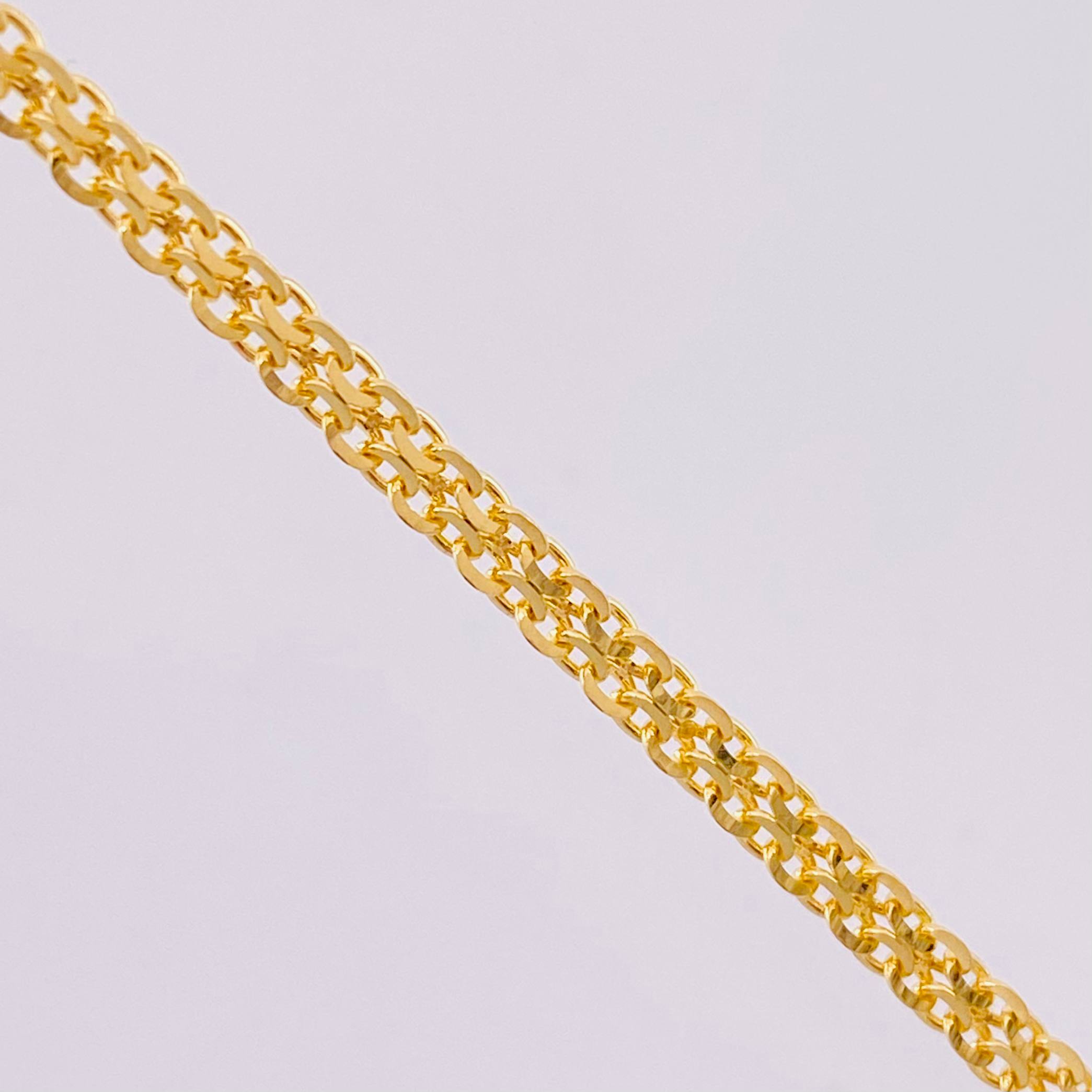 Pulso Chino 2.65gr / 18.5cm / 2.3mm Oro Amarillo 18K