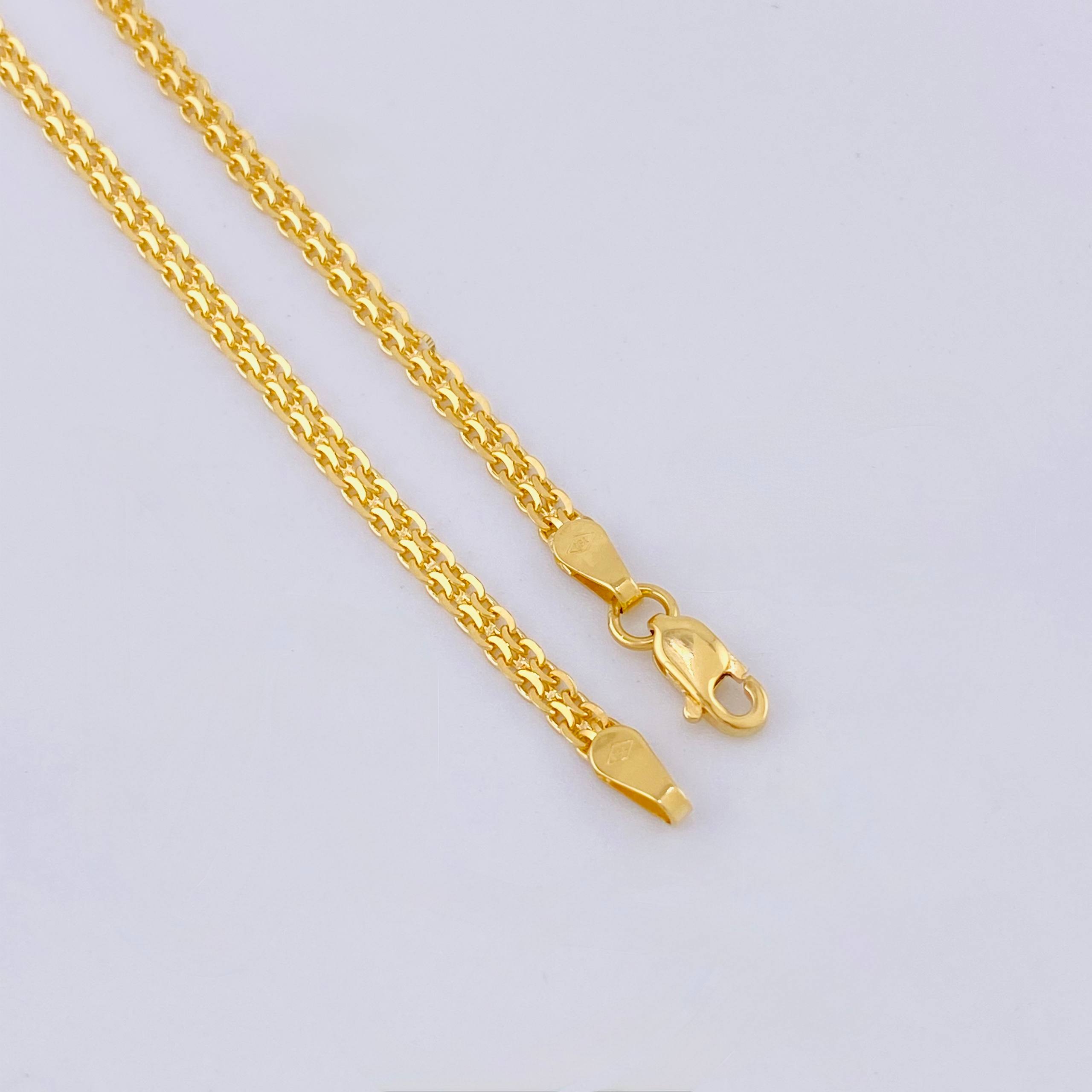 Pulso Chino 2.65gr / 18.5cm / 2.3mm Oro Amarillo 18K