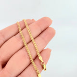Pulso Chino 2.65gr / 18.5cm / 2.3mm Oro Amarillo 18K