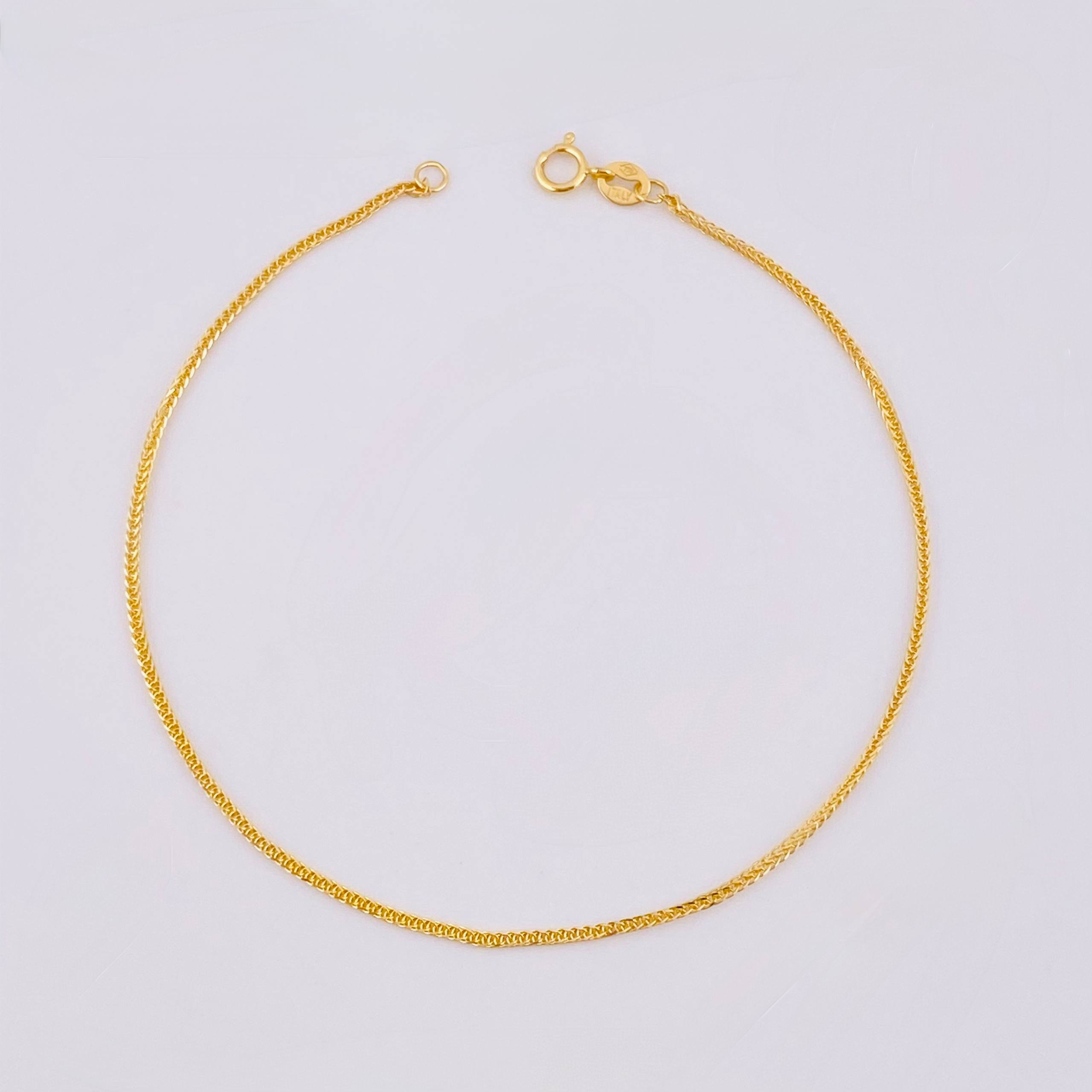 Pulso Franco 0.8gr / 18.5cm / 0.7mm Oro Amarillo +3 18K *