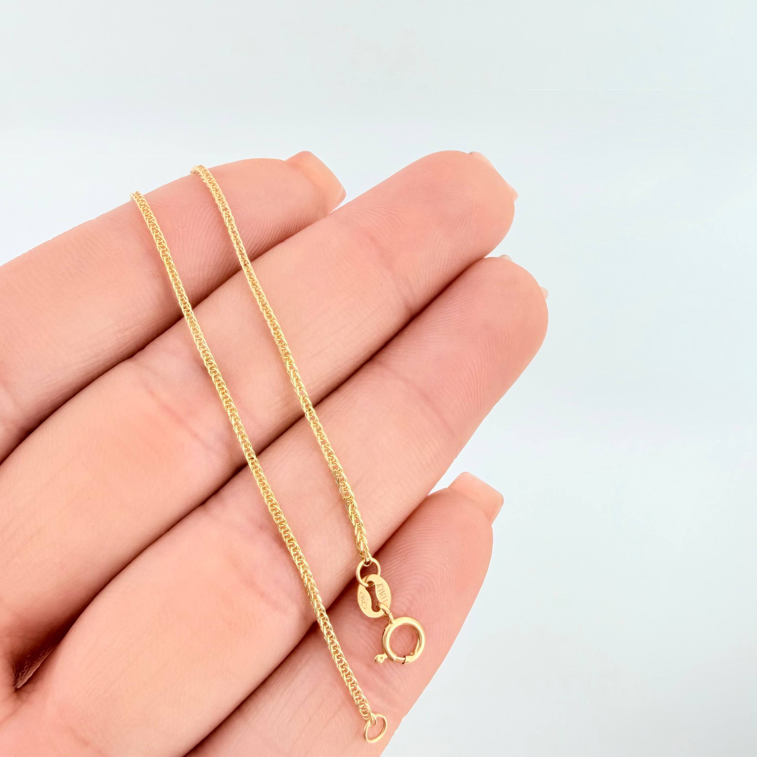 Pulso Franco 0.8gr / 18.5cm / 0.7mm Oro Amarillo +3 18K *