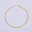 Pulso Cubano 1.25g / 20.4cm / 2.2mm Oro Amarillo 18K