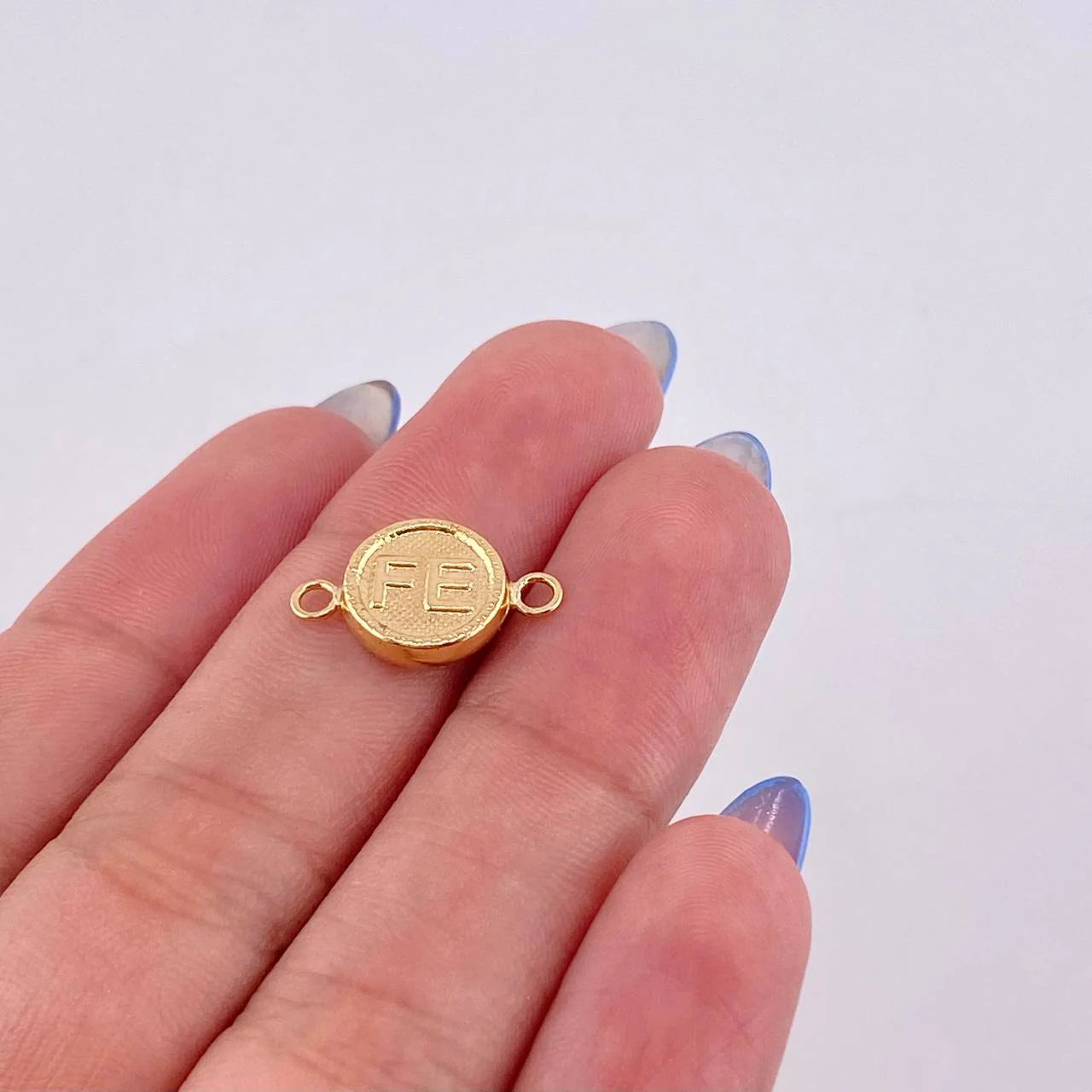 Herraje Fe 0.6 g / 1.6 cm Oro Amarillo 18K