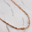 Cadena Rustica Dubai 80.25gr / 60cm / 7.1mm Oro Rosa 18K &