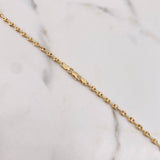 Cadena GC 7gr / 60cm / 2.9mm Lisa Oro Amarillo 18K &