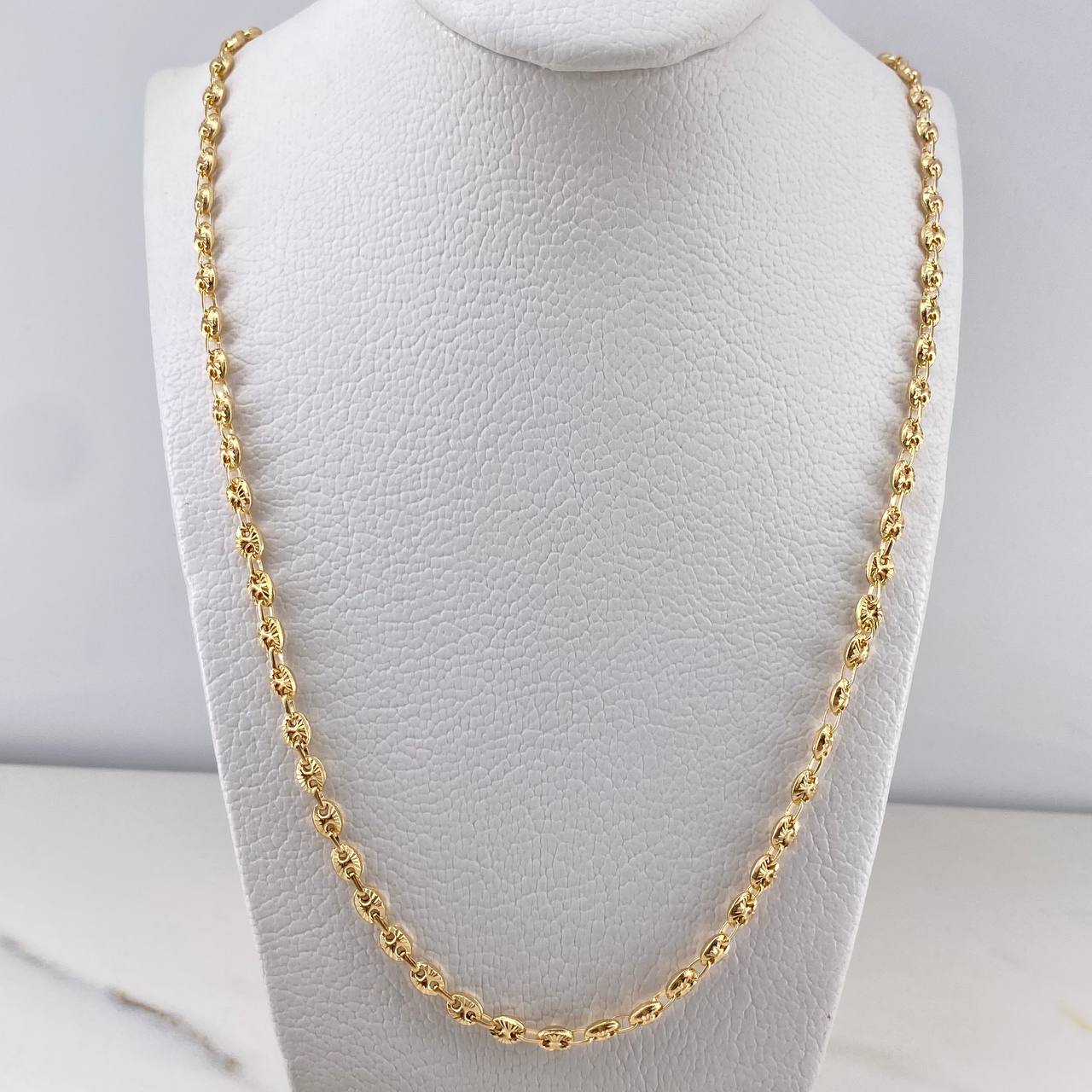 Cadena GC 11.1gr / 60cm / 4.1mm Diamantada Oro Amarillo 18K $