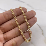 Cadena GC 11.1gr / 60cm / 4.1mm Diamantada Oro Amarillo 18K $