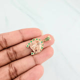 Dije Herradura Caballo 4.3 g / 2.8 cm Tres Oros 18K