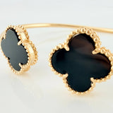 Pulso Trebol 7.55 g / 18 cm / 2 mm Oro Amarillo 18K