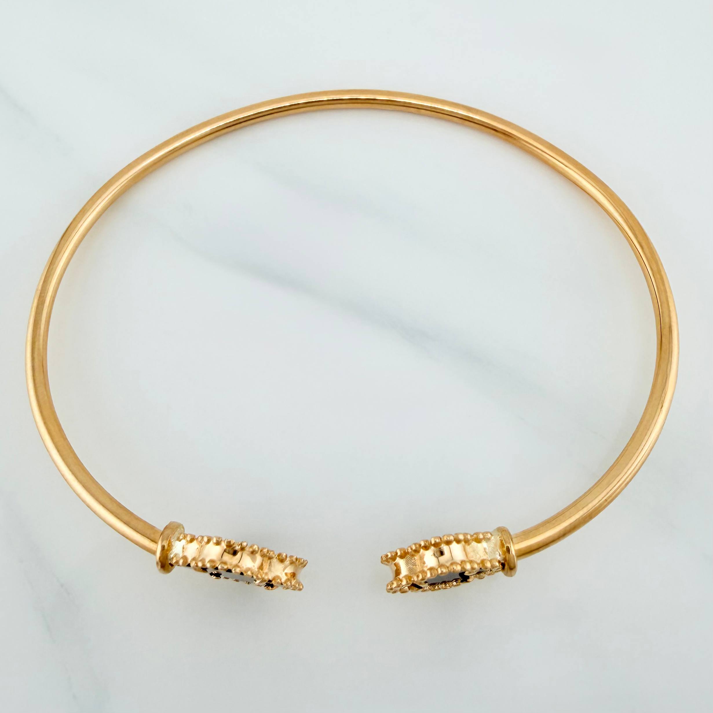 Pulso Aro Trebol 6.75 g / 18 cm / 2 mm Oro Amarillo 18K