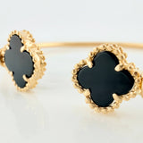 Pulso Trebol 6.25 g / 18.5 cm / 2 mm Oro Amarillo 18K