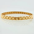 Pulso Aro Correa Corona 17.3 g / 19 cm / 5.6 mm Oro Amarillo 18K