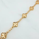 Pulso Tennis Trebol 10.3 g / 19 cm / 2.6 mm Oro Amarillo 18K