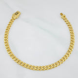 Pulso Cubano Inifinito 7 g / 19 cm / 4.8 mm Oro Amarillo 18K