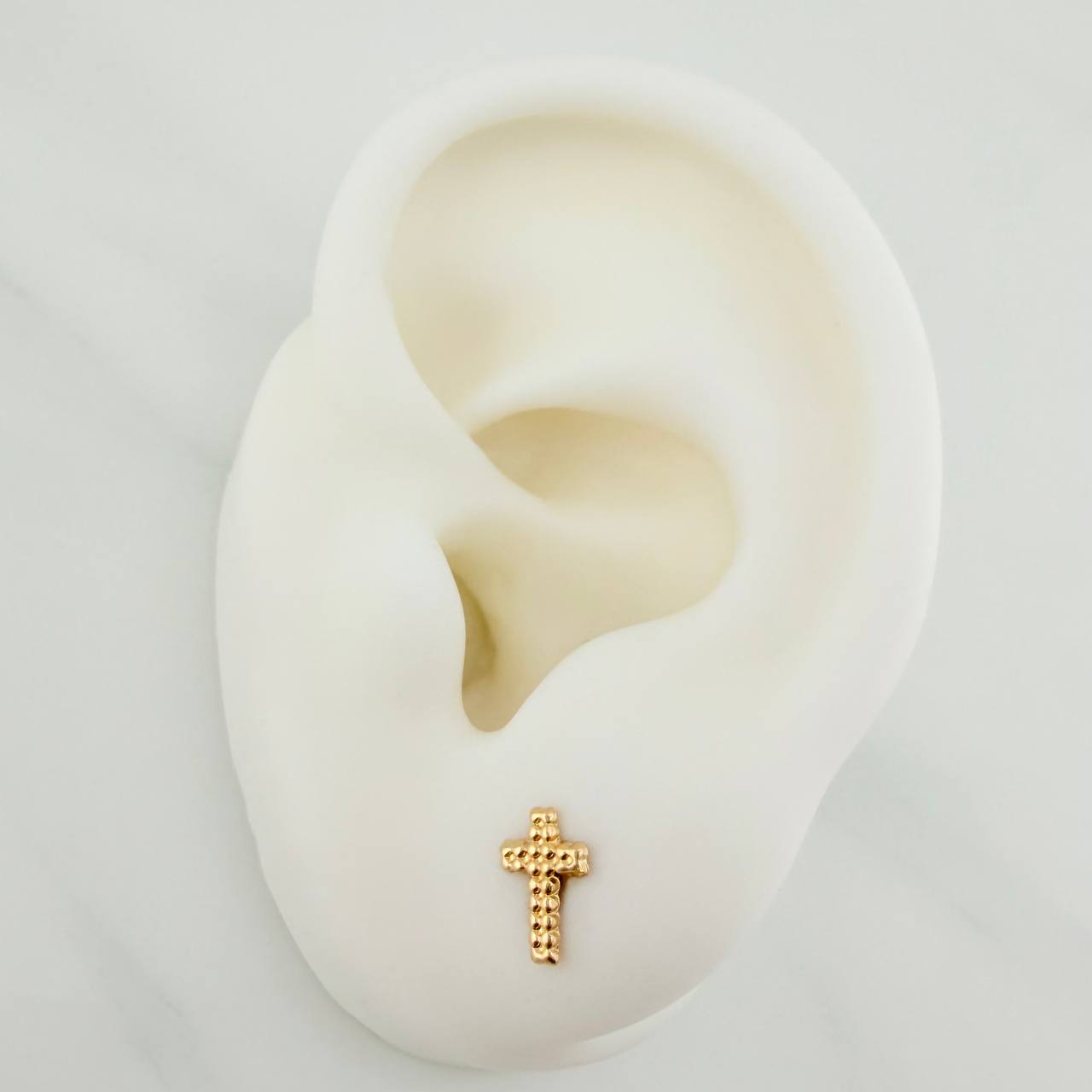 Topos Cruz 0.45gr / 5.2mm Oro Amarillo 18K &