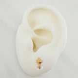 Topos Cruz 0.45gr / 5.2mm Oro Amarillo 18K &