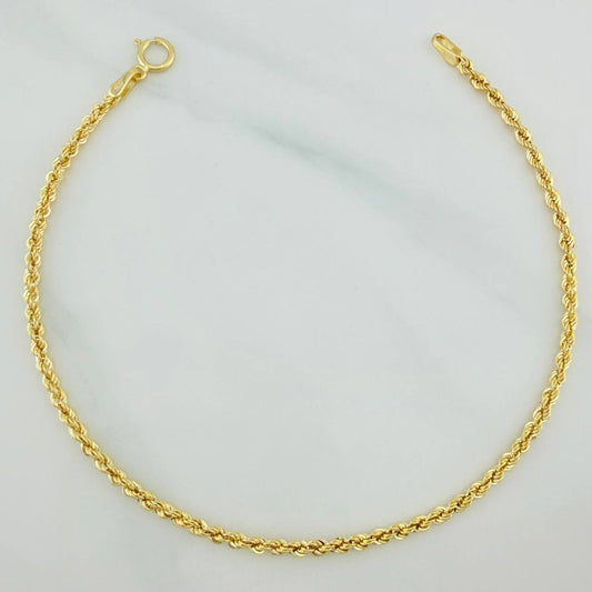 Pulso Lazo 1.05 g / 18 cm / 2 mm Oro Amarillo 18K