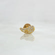 Piercing Ala 0.4gr / 4.6mm Circones Blancos Oro Amarillo 18K (Joya)