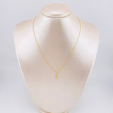 Set Cadena y Dije Singapur + Cruz 1.15gr / 40cm / 1mm Oro Amarillo 18K (Oferta)