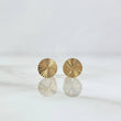 Topos Circulo 0.6gr / 7mm Diamantados Oro Amarillo 18K ©